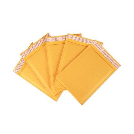 25PCS Poly Bubble Mailer Yellow Colour Multi-Size Plastic Padded Bag - Aimall