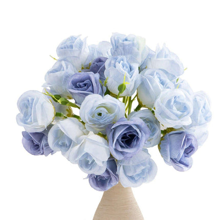 2pcs Artificial Rose Bouquet Valentines Day Gift Fake Flowers Wedding Decor