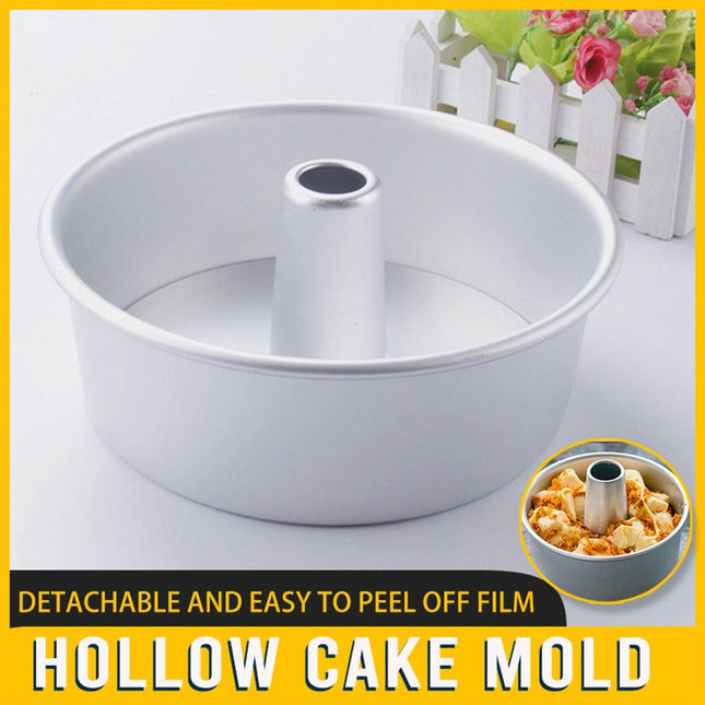 6 Inch Hollow Cake Mould Baking Tool Nonstick Round Mould for Baking Pastry