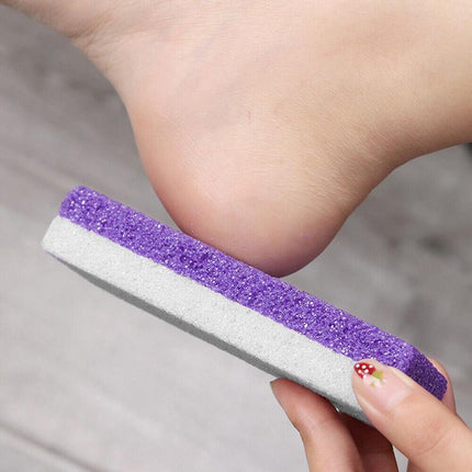 4X Pumice Foot Stone File Exfoliate Rasp Dead Skin Scrub Pedicure Remove Sands - Aimall