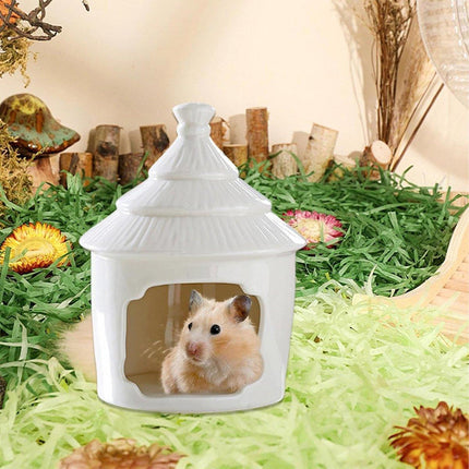 Ceramic Hamster Sleeping Nest Cooling House Summer Shelter Pet Supplies Durable