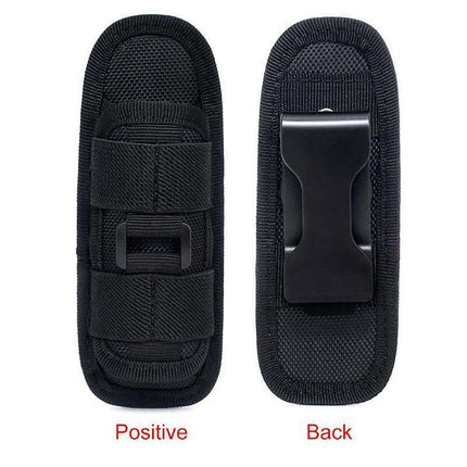 Portable Outdoor Military Flashlight Bag Pouch Tactical Case Holster Belt Holder
