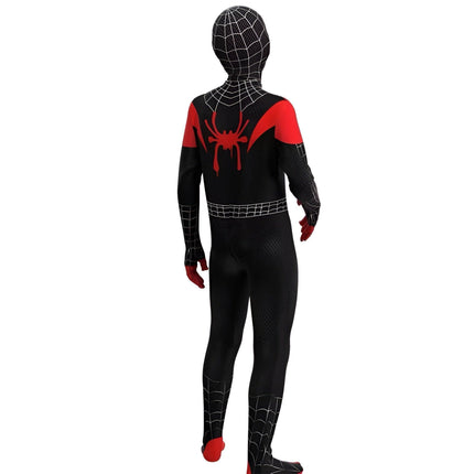 Spider Man Jumpsuit Set Miles Clothes Expedition Adult Kids Halloween Costume Gwen AU - Aimall