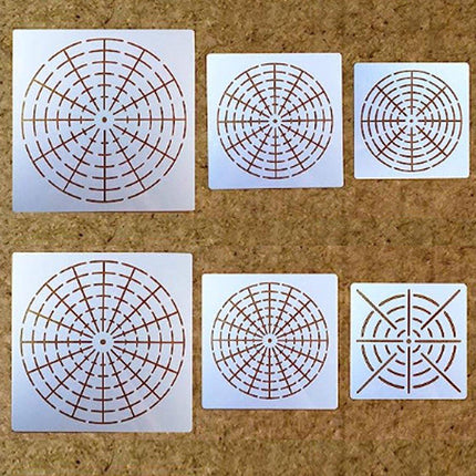 30PCS Mandala Stencil Set DIY Hand-painted Art Templates Craft Supplies Kit