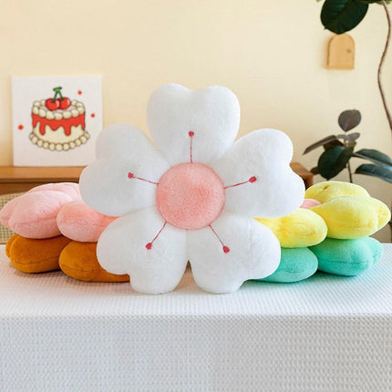 Flower Cushion Pillow Soft Butt Pad Comfortable Seat Cushion for Home and Office