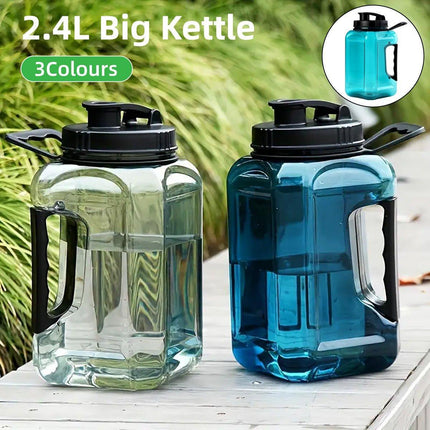 Large Capacity Outdoor Plastic Water Bottle Sports Portable Lightweight Drinking