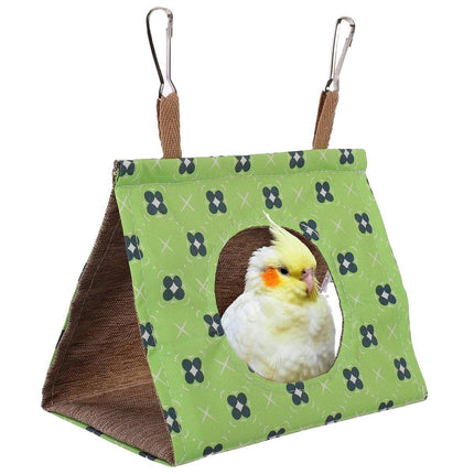 Triangle Hanging Bird Nest Parrot Sleeping Bed Summer Shelter for Other birds
