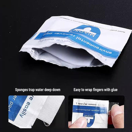 Disposable Nail Polish Remover UV Soak Off Acetone Art Removal Gel Wraps Cleaner - Aimall