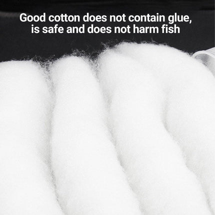 2Pcs Fish Tank Filter Sponge Hand Torn Cotton Cuttable Aquarium Filter Media