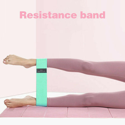 L 8*74CM Resistance Booty Bands Hip Circle Loop Bands Set Gym Home Exercise Women - Aimall