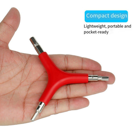 2PCS Hex Socket 3 Prong Bike Repair Tool for Mountain Bicycle Maintenance Kit