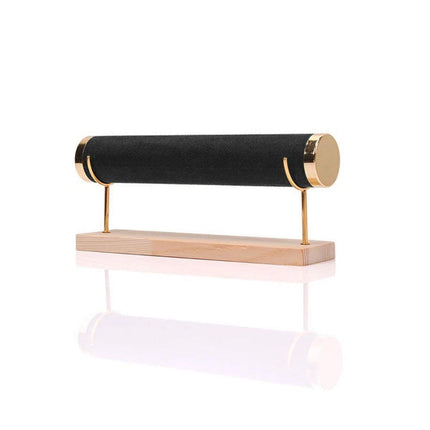 Wooden Bracelet Display Stand Single Tier Watch Bangle Holder Organizer Jewelry