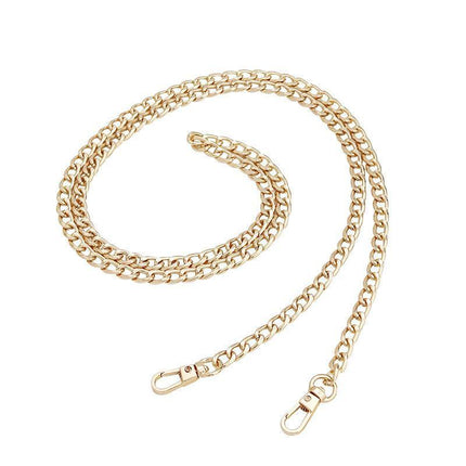 120cm Metal Handbag Shoulder Strap Bag Purse Chain Smooth Replacement Crossbody - Aimall