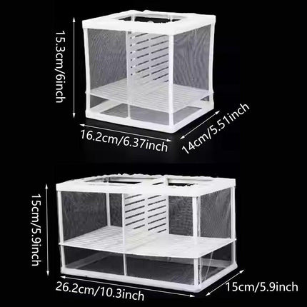 Guppy Fry Breeding Box Fish Tank Isolation Box Juvenile Fish Incubator Net