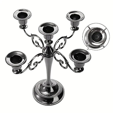 3/5 Arms Alloy Candle Holder Stand Candlesticks Candelabra Wedding Home Decor