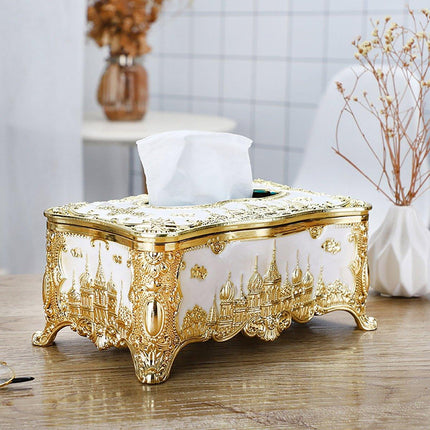 Small Napkin Tissue Box Creative Plastic Desktop Paper Holder Compact Design