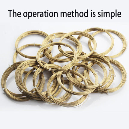 5 Rolls Automotive Glass Removal Tools Steel Wire Rope Disassembling Kit