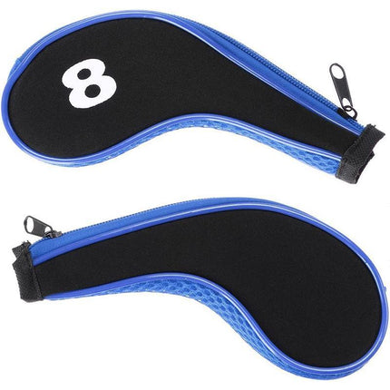 12Pcs Golf Head Cover Iron Putter Driver Headcover Protective Set Club Covers - Aimall