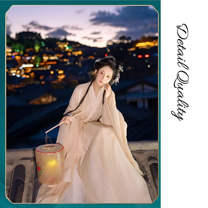 Women's Hanfu Dress Traditional Chinese Clothing Set for Female Costume Events