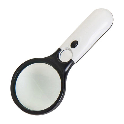 45X Magnifying Glass Magnifier Handheld Loupe Reading Optical Clarity With Light