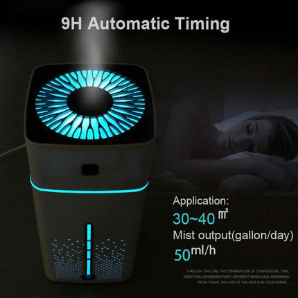 1L Ultrasonic Air Humidifier Mist Aroma Diffuser Oil Purifier LED Light USB OZ Aimall