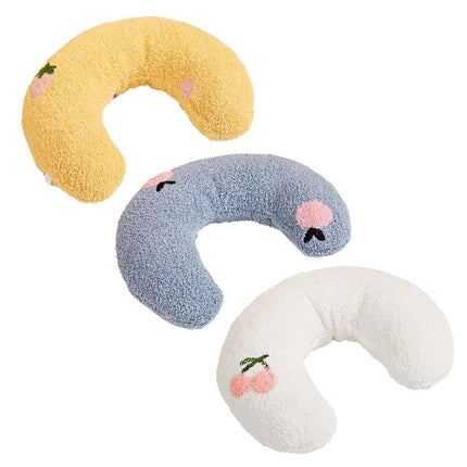 2PCS Plush Pet Pillow Soft Dog Cat Sleeping Bed Moon Shaped Cushion Mat for Pet