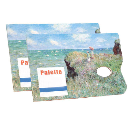 2PCS Double Sided Disposable Paper Palette Tear Wash Free for Acrylic Oil Paint