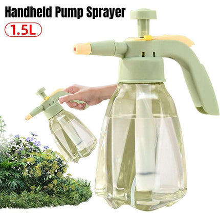 1.5L Handheld Spray Bottle for Plants Home Garden Watering Cleaning Pump Sprayer