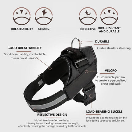Adjustable Dog Vest Harness for Small Medium Dogs Comfortable No Pull Design