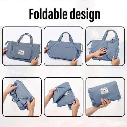 Large Capacity Travel Bag Foldable Luggage Tote Lightweight Storage Duffel Bag