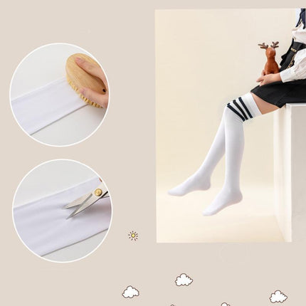 Children's Mid-high Socks Over The Knee Long Tube Football Socks Cotton Socks - Aimall