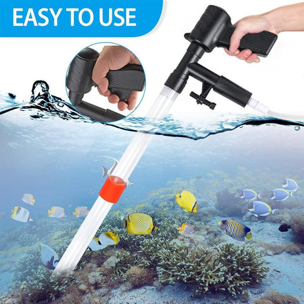 6In1 Fish Tank Cleaner Water Changer Pump Pipe Semi-automatic Cleaning Aquarium