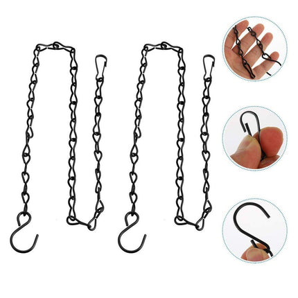 15PCS Metal Hanging Chains for Plants Flower Pot Basket Garden Bird Feeder