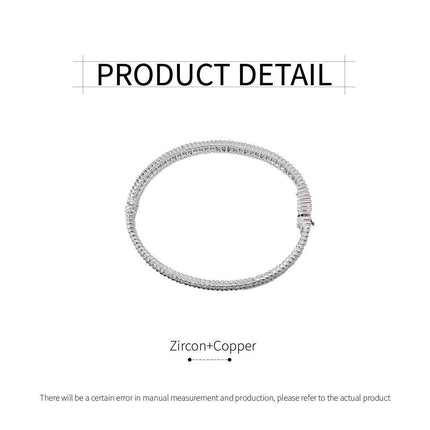 Elegant Oval Bracelet Minimalist Design Luxury Women Fashion Jewelry Gift
