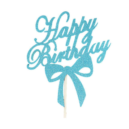 Happy Birthday Cake Topper Colour Printed Acrylic Party Decorations Au Stock - Aimall