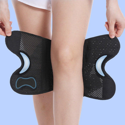 1/2PCS Adjustable Ultra Thin Knee Support Straps Sports Compression Knee Brace