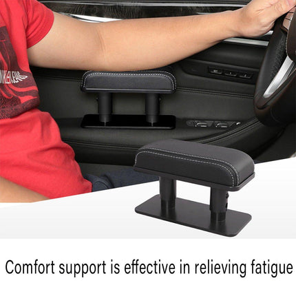 Car Armrest Cushion Leather Elbow Rest Booster for Centre Console Armrest Box