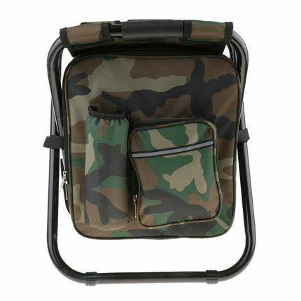 Portable Outdoor Folding Chair Oxford Small Stool for Fishing Camping Hiking