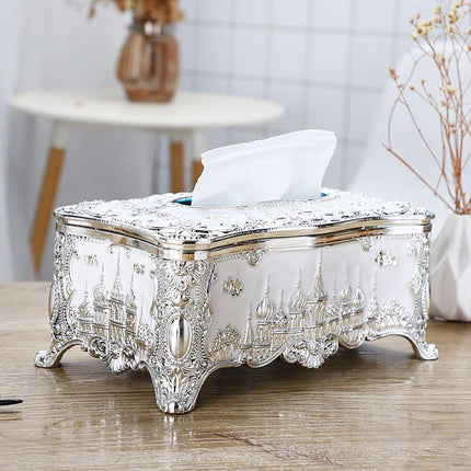 Small Napkin Tissue Box Creative Plastic Desktop Paper Holder Compact Design
