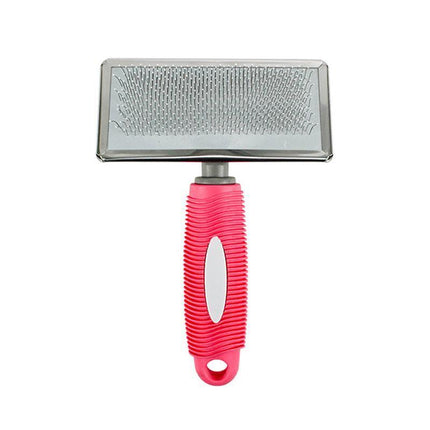 M Size Hair Shedding Grooming Trimmer Comb Brush Slicker Undercoat Rake Pet Dog Cat - Aimall
