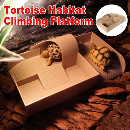 Turtle Basking Platform Floating Habitat Aquarium Climbing Dock for Reptiles
