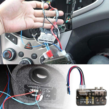 Car High to Low Frequency Converter Auto Stereo Line Speaker Level Adapter TD22