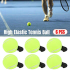6PCS Tennis Trainer Rebound Ball Training Single Player Practice Equipment
