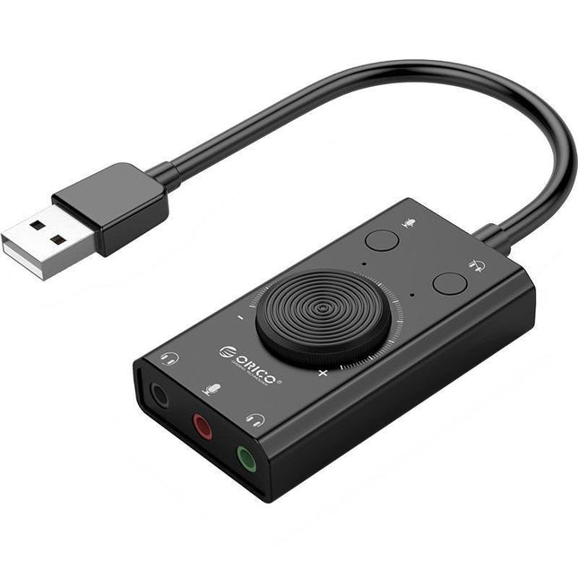 New For ORICO USB External Sound Card Output Laptop PC Computer Adapter - Aimall