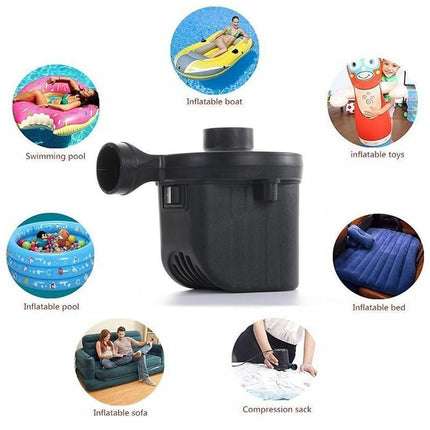12V/240V Electric Air Pump Inflator Deflator Pumps for Airbed Bed Mattress Pool Aimall