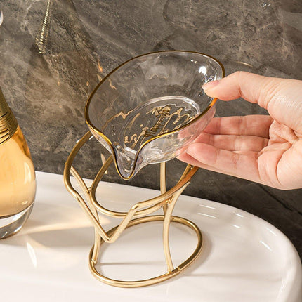 Soap Box Punch-free Bathroom Soap Tray Drain Storage Rack Household Soap Holder