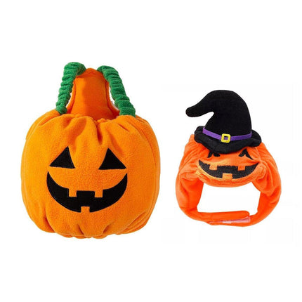 Dog Cat Pet Pumpkin Fancy Dress Outfits Halloween Xmas Cosplay Costume Clothes