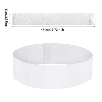 50pcs Disposable Velcro Hair Ties Elastic Nonwoven Hair Ties for Beauty Salon