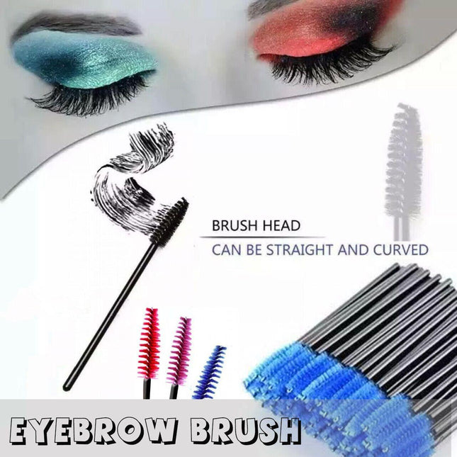50-200 Disposable Mascara Wands Eyelash Brushes Applicator Lash Extension Brush - Aimall