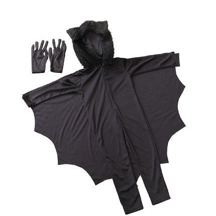 Children Bat Costume Halloween Animal Outfit Kids Stage Performance Wear Fun - Aimall